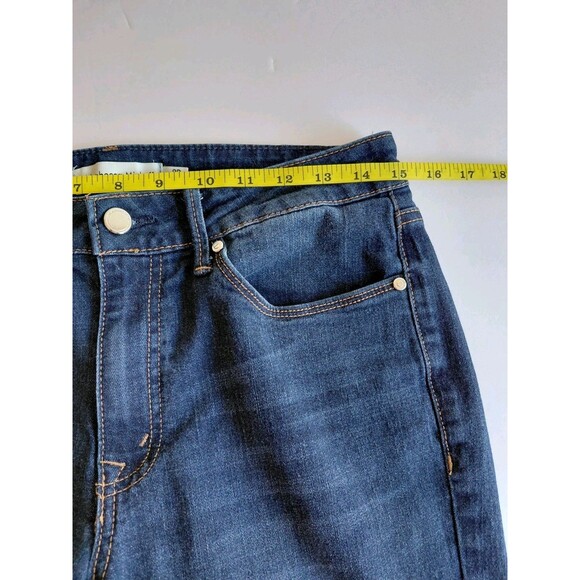 Rebecca Minkoff Size 8P Dark Wash Straight Leg Denim Jeans - Picture 6 of 7